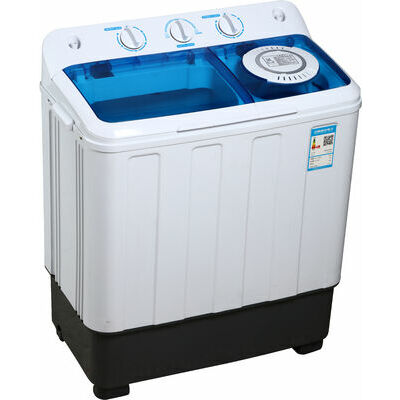Brock XL camping wasmachine met dubbele trommel 6,8Kg was en 5,0Kg centrifuge capaciteit
